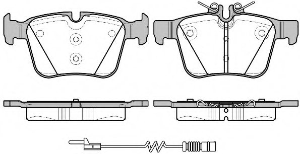Remsa Brake Pad Rear